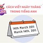 Viết Các Tháng Trong Năm Bằng Tiếng Anh